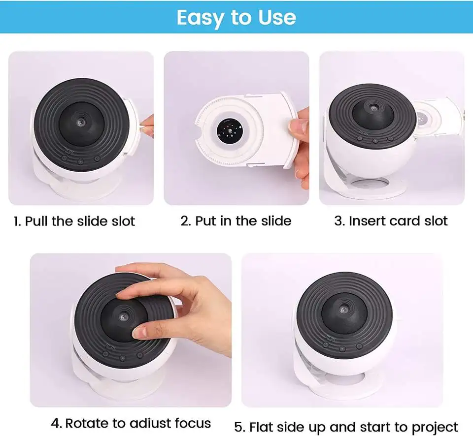 Extreme Romantic 12 in 1 Ultra Clear Focus Galaxy Projector Lamp Rotary Globe Projection Bedside Lamp for Kids Gift