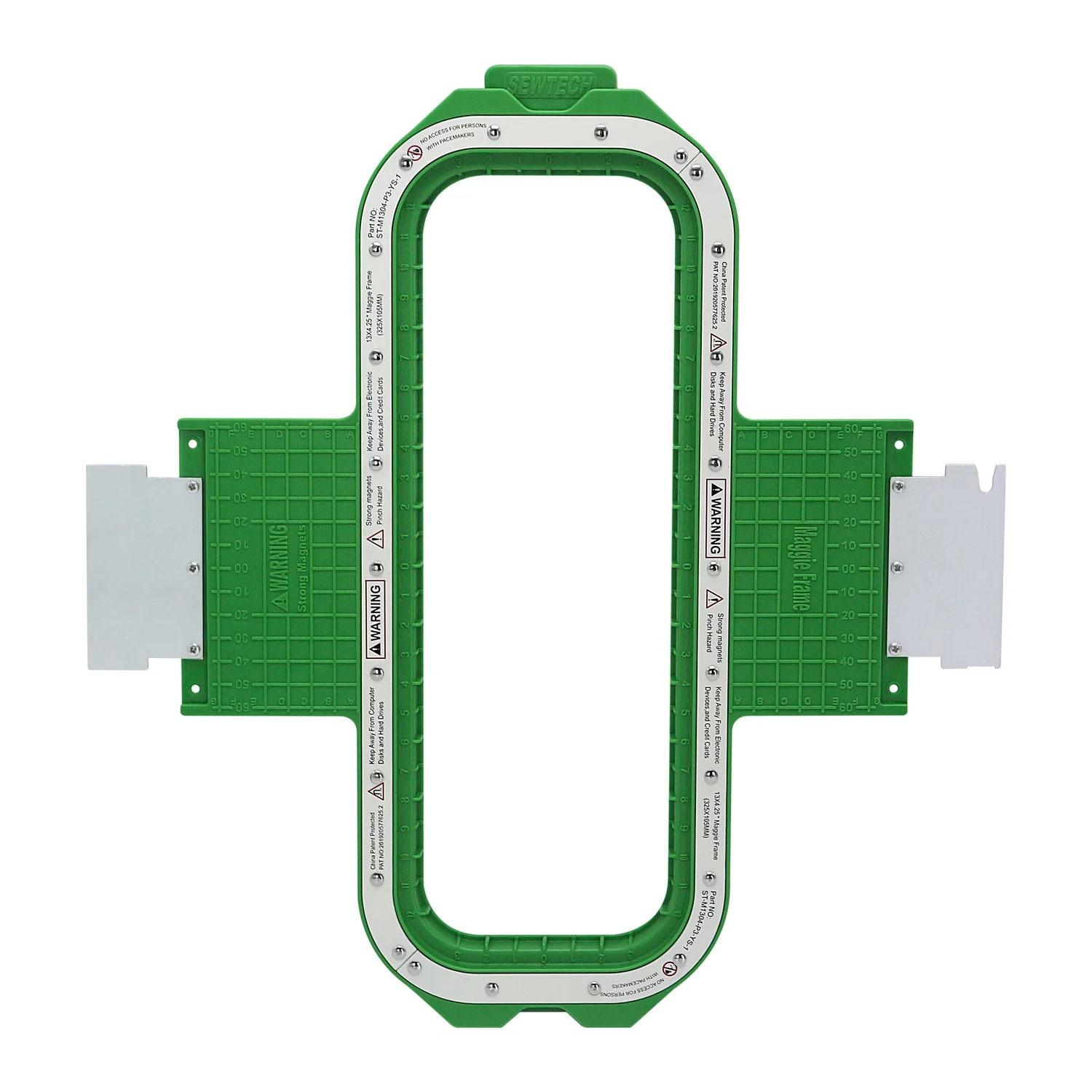 SewTech Magnetic MaggieFrame Hoops Embroidery Frames for Tajima Ricoma Brother Happy Melco SWF Barudan China Embroidery Machines