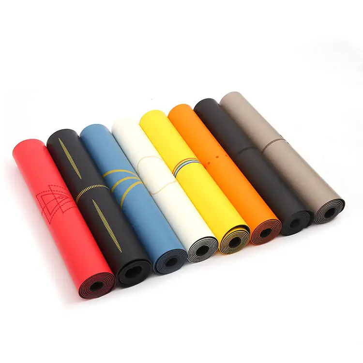 Anti Slip Custom Yoga Mats Eco Friendly Custom Printed PU Yoga Mat Factory