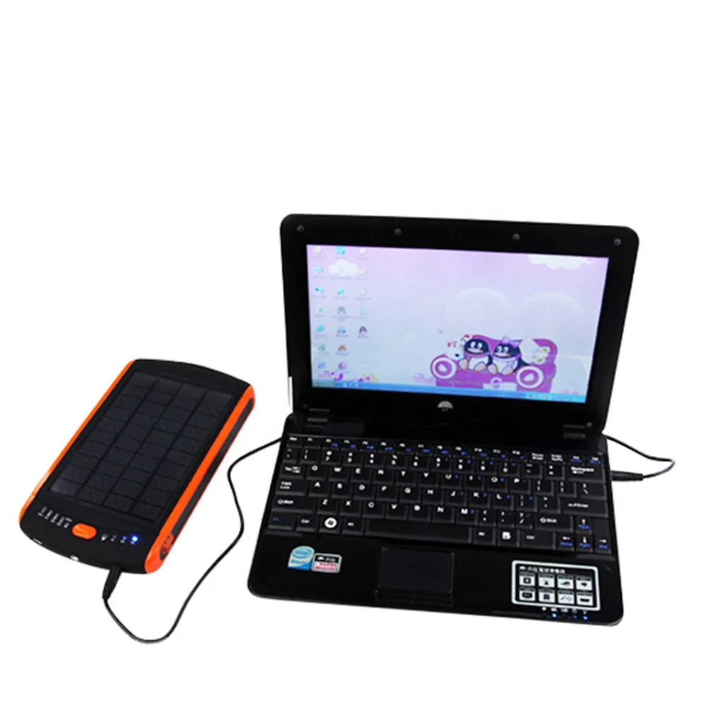 new products 19V DC output Solar Battery Backup 23000MAH Solar Panel Power Bank Customized Logo USB  Mobile PowerBANK