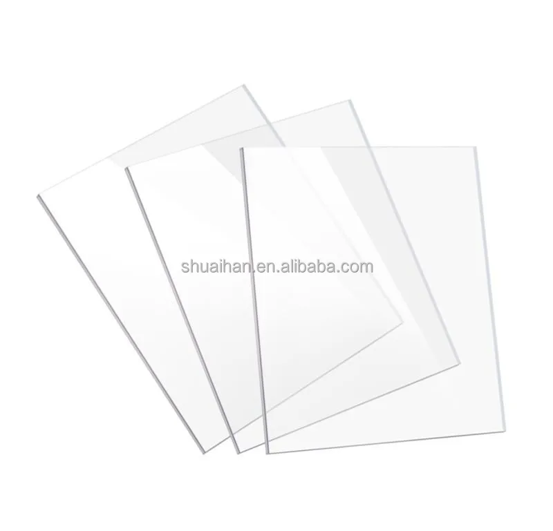 Customized wholesale 2mm clear acrylic casting version