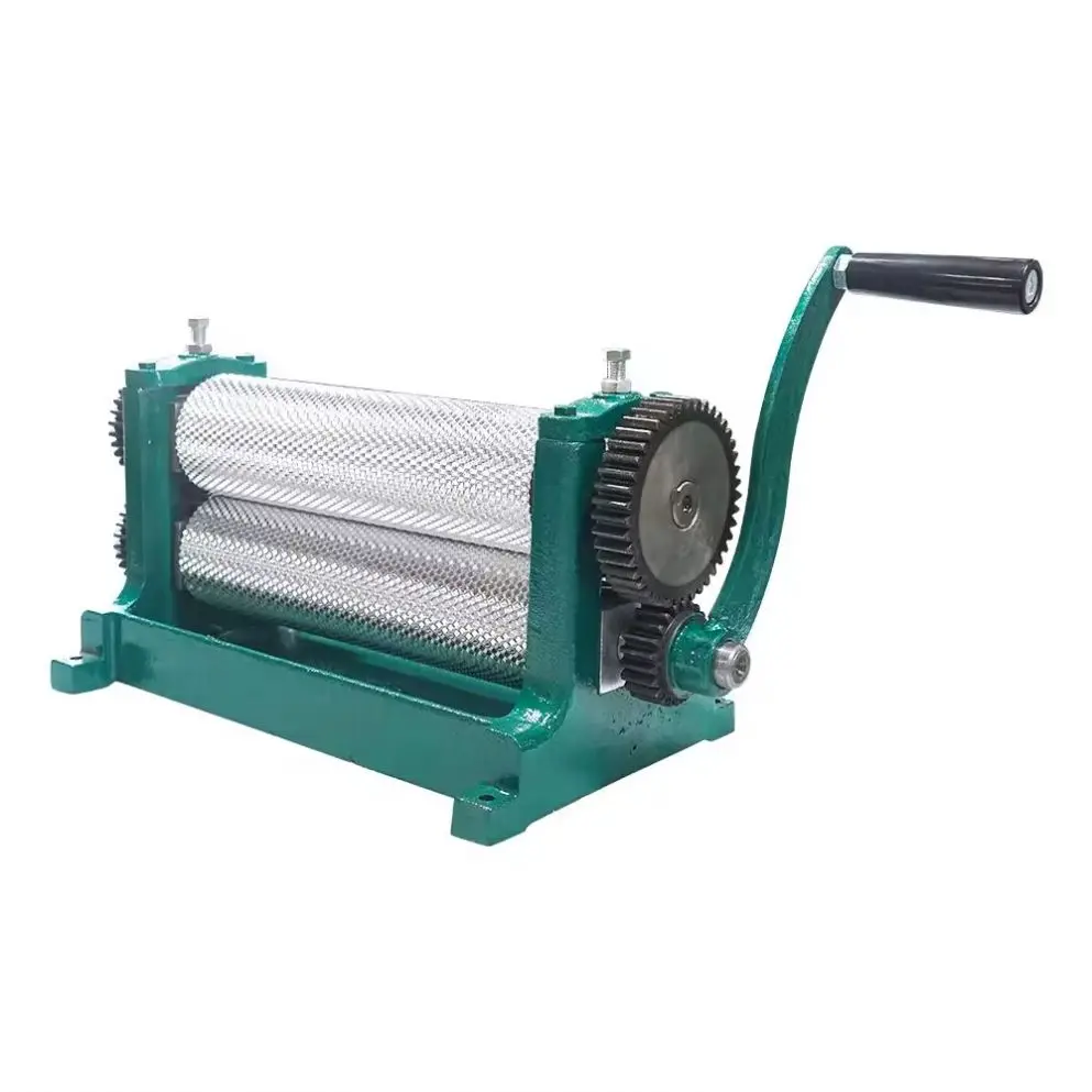 Honey Comb Machine Beeswax Flat Sheet Machine Beeswax foundation embosser 5.4 or 4.9mm Mamual beeswax foundation machine