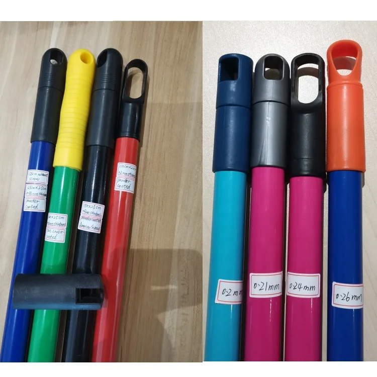  Household Broom With Handle Metal Stick Steel Mop Iron
