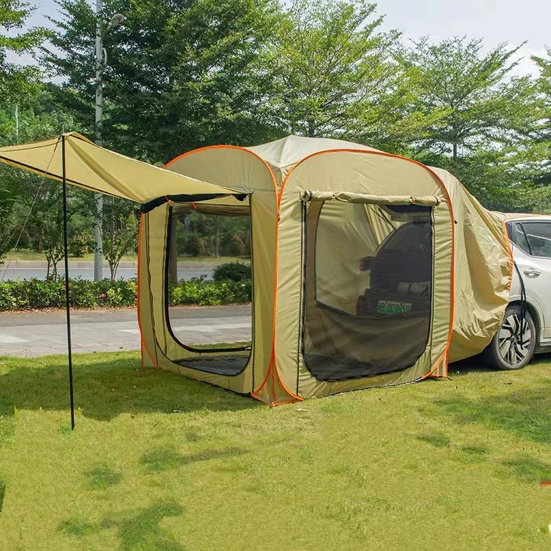 Portable  Outdoor Car Rear Tent Rainproof Car Awning Tent Shading Tent With Canopy Anti mosquito Net