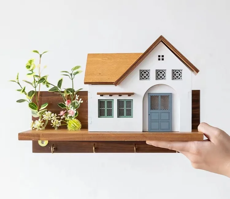 Rustic Key Hangers House Farmhouse Home Decor Key Hooks for Wall