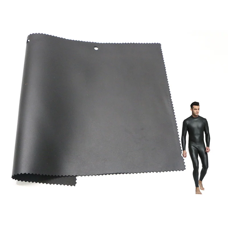 CR Neoprene Rubber Sheet for Wetsuits Eco-friendly Soft Smooth Skin 2mm Black Scuba Diving Suit Can Supply 130cm*330cm
