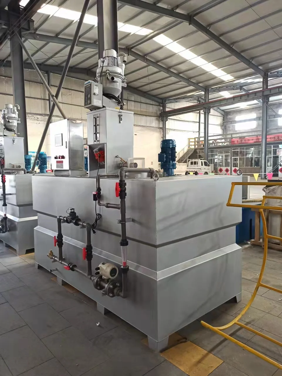 PAM Skid-Mounted Stainless Steel 304 Automatic Powder Liquid Polymer Chemical Dosing System