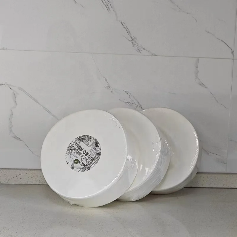 2ply 500meters Jumbo roll toilet paper instant dissolving jumbo roll bath tissue paper