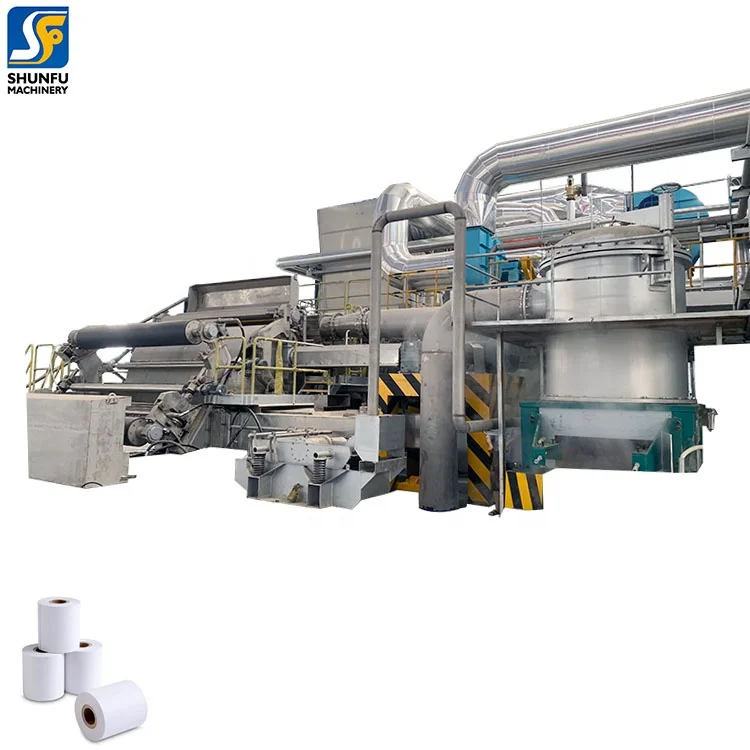 Full automatic crescent former high speed tissue paper machine new business toilet paper making machine for sale