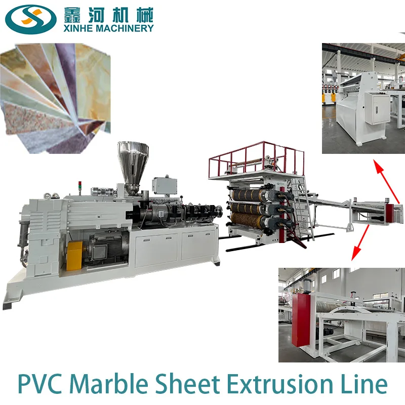 PLC Plastic PVC marble building materials wall panel mold extrusion molding machine