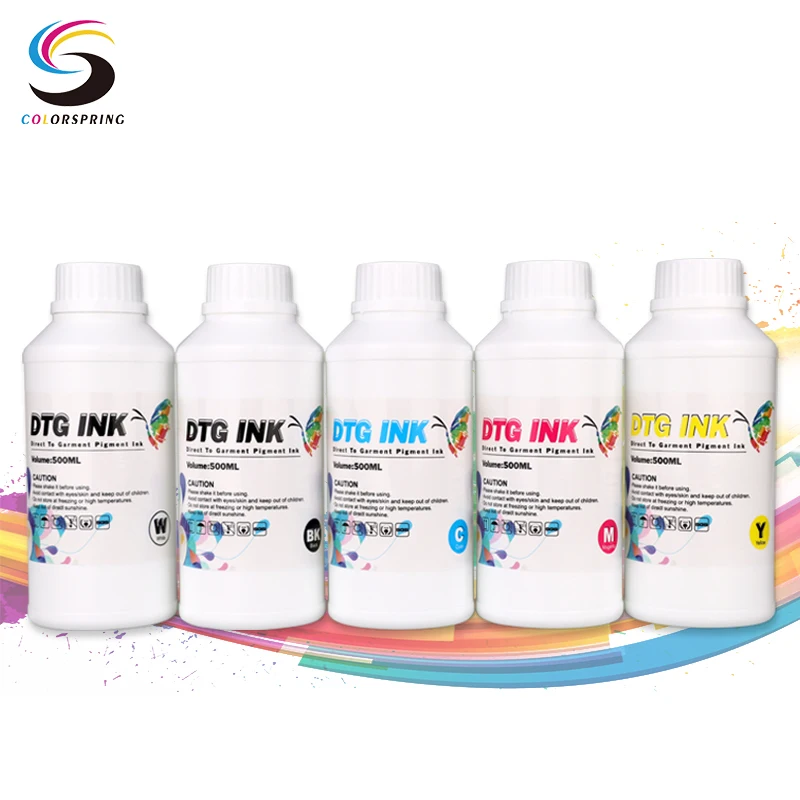 Dtg ink white ink for name stamp for clothes inks