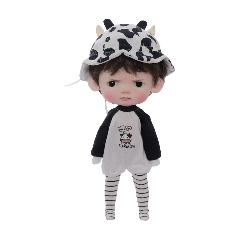 Shuga Fairy Niuniu 1/6 BJD Dolls Full Set - Exquisite Doll with Pouted Expression Ball Jointed Doll Toys