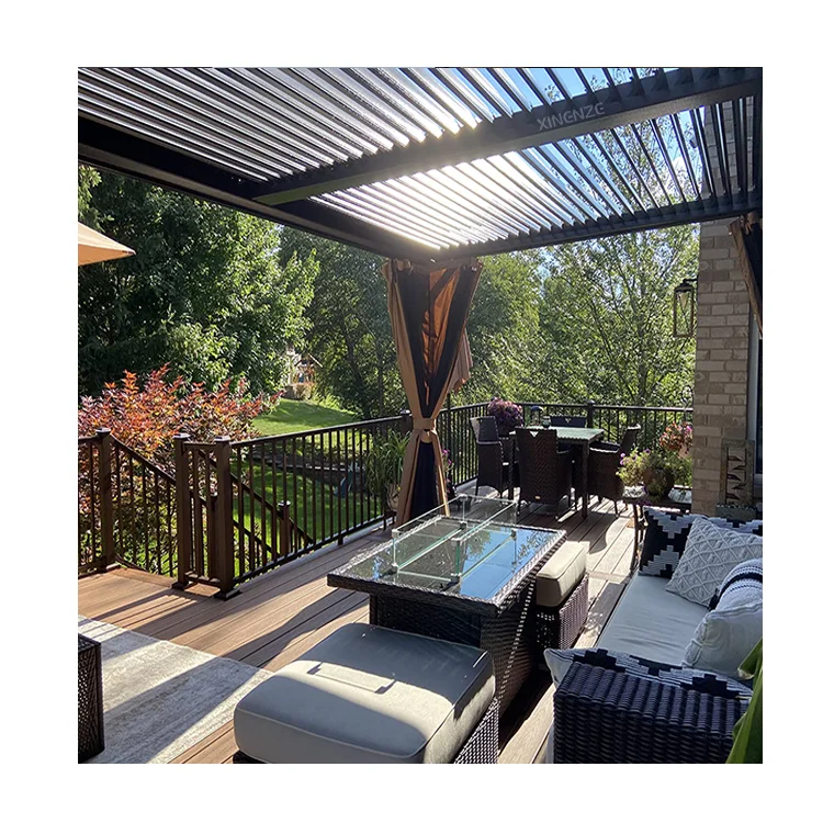 Modern Factory Direct Sunshade Movable Garden Patio Poly carbonate Covers Aluminum Awning