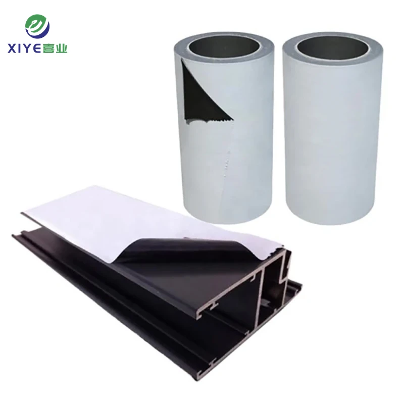 custom anti uv temporary PE material surface coating protective film for aluminium frame or plate