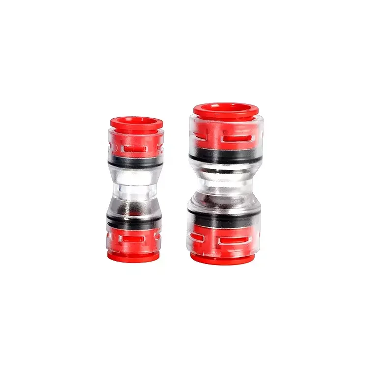 HDPE micro duct 22mm of protected cover with straight connector