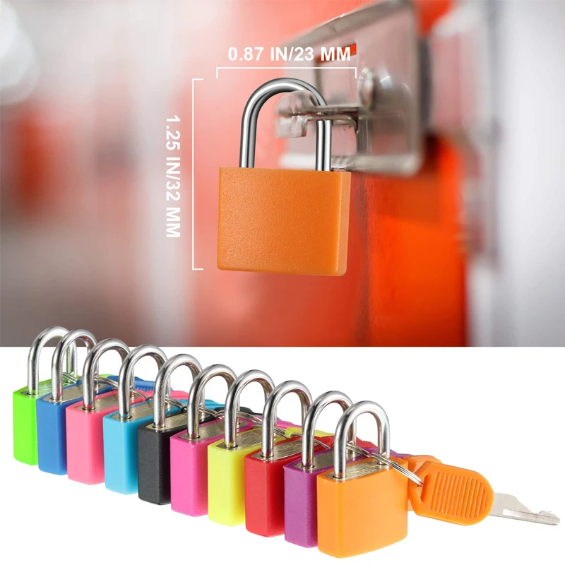 Heavy Duty Laminated Steel Lock Body with Plastic Covered Smart Padlock with Keys Wholesale Fancy Long Padlock 20mm 50mm