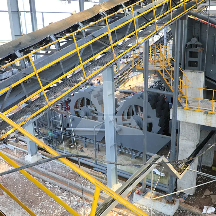 High Quality Vibro Silica Xsd Wheel Mini Plant Sand Washing Machine In India