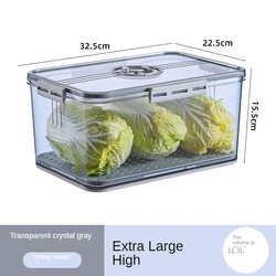 Kitchen Pet Food Fruits And Vegetable Storage Bin Freezer Ref Fridge Storage Container Boxes With Lids