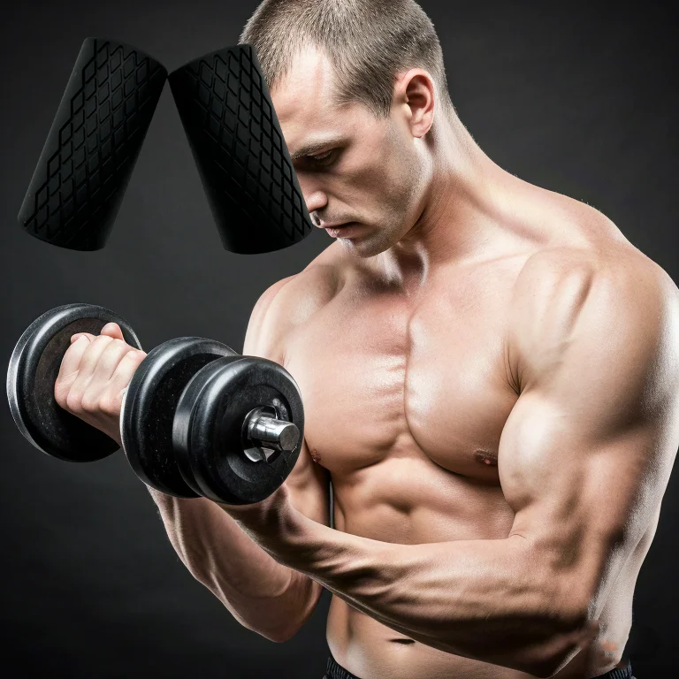 Silicone Barbell Dumbbell Protective Sleeves, Anti-Slip Weightlifting Rubber Covers for Gym Equipment