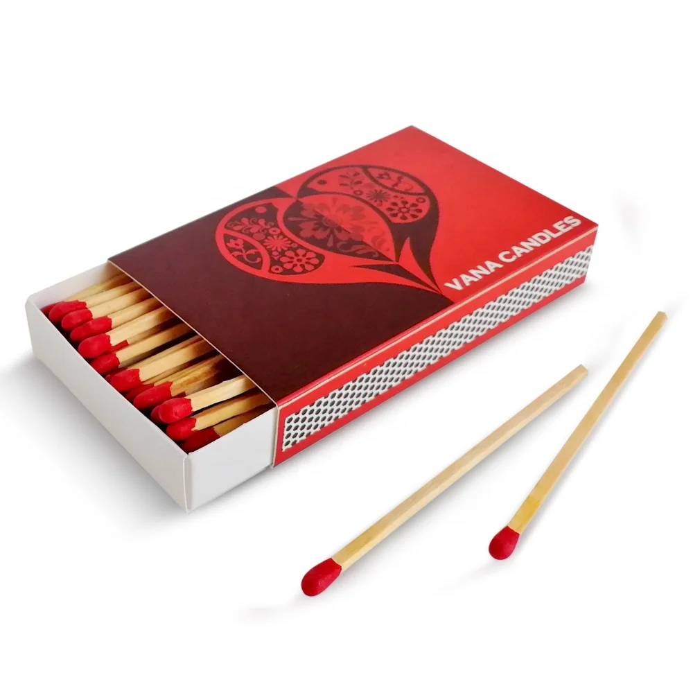 Factory directly supply custom safety candle matches wooden match sticks in bulk