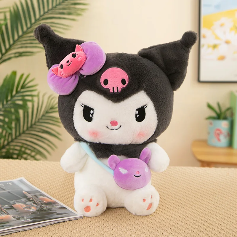 Sanrio Cartoon Kuromi My Melody Cinnamoroll Plush toy Rainbow Plush Doll Toys For Children Surprise Gifts Christmas Decor