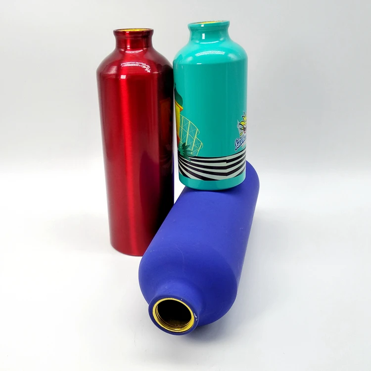 China Manufacture Oem Color Aluminum 1000Ml Water Bottle 1L Logo Golden Aluminum Bottle