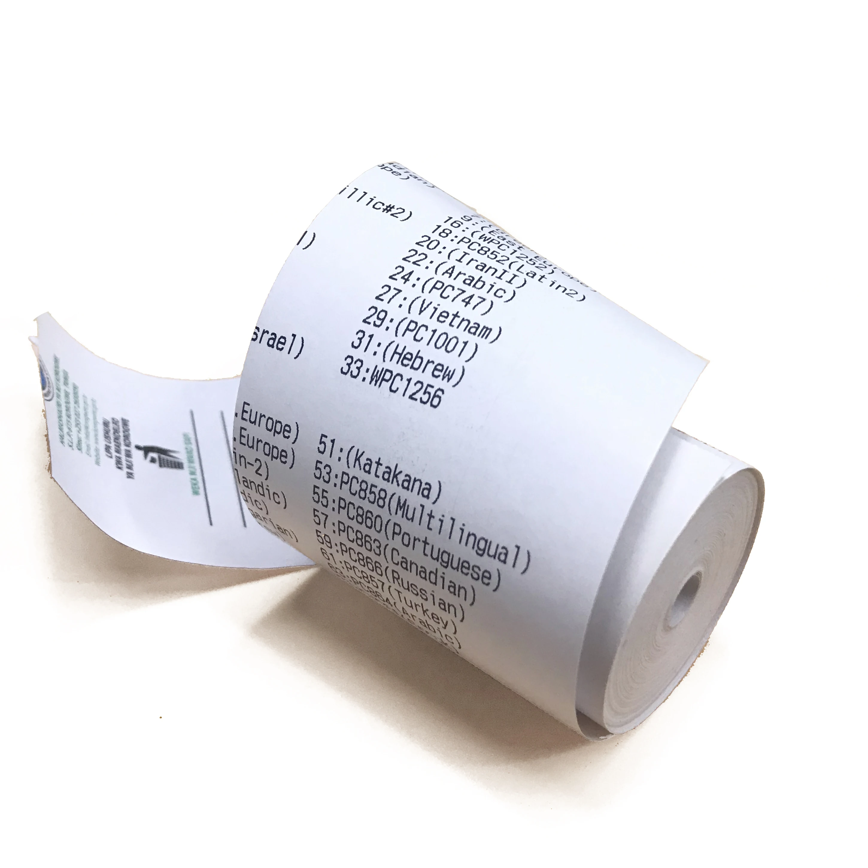 80x80 мм 55gsm BPA бесплатно прямые термобумаги рулоны для системы POS