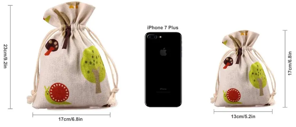 Customization Recycled Cotton Muslin Drawstring Jewelry Storage Pouch With Logo