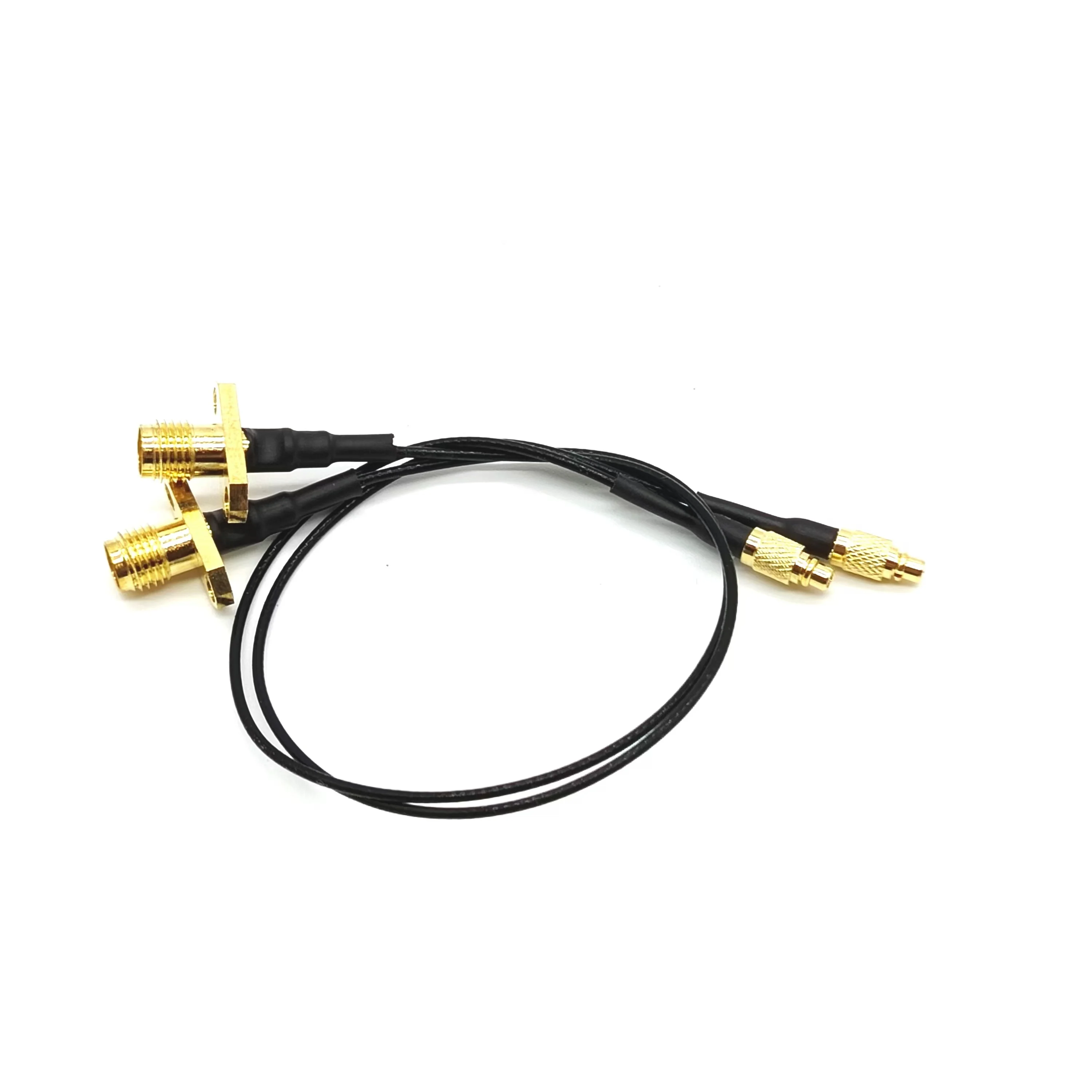 Высококачественный РЧ разъем Soider с 2 отверстиями фланец SMA to mmcx ipex u.fl RF Гнездовой 1 13 Кабельная сборка