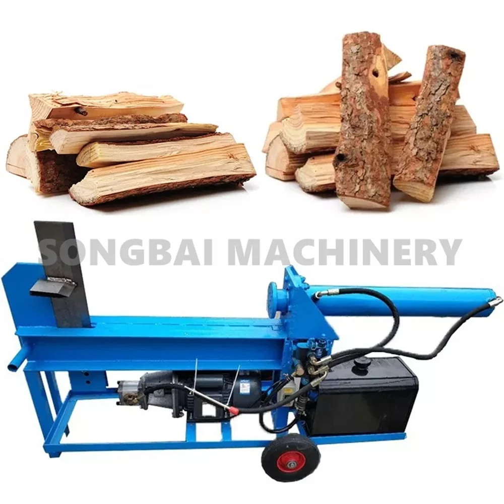 OEM Electric Hydraulic Wood Splitting Machine 35 Ton Tree Root Cutting Log Splitter