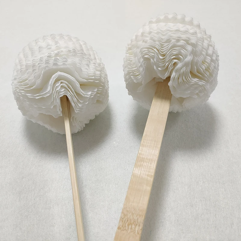 Esun 100% Degradable Disposable Toilet Brush Single Use Non-woven Fabrics Toilet Cleaning Brush