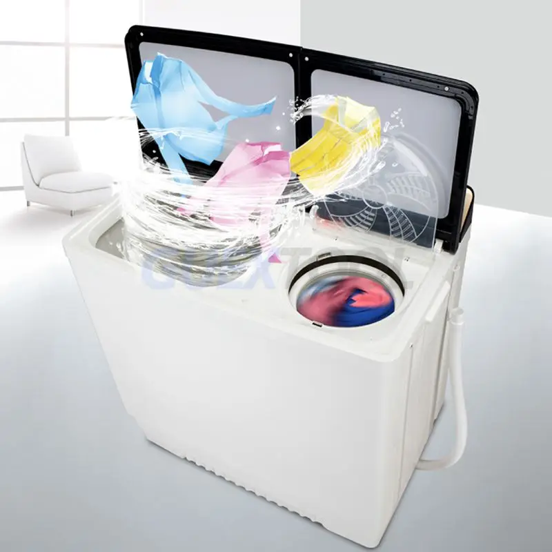 Полуавтоматическая двухванночная бытовая стиральная машина с большой мощностью