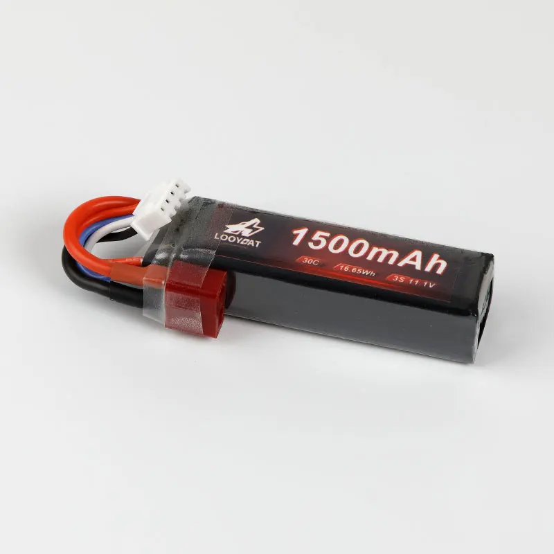 Hot Selling BB Gun 11.1V 30C Lipo Battery 1500mAh 3S High Discharge Rechargeable Lithium Soft Bullet Airsoft Battery Pack