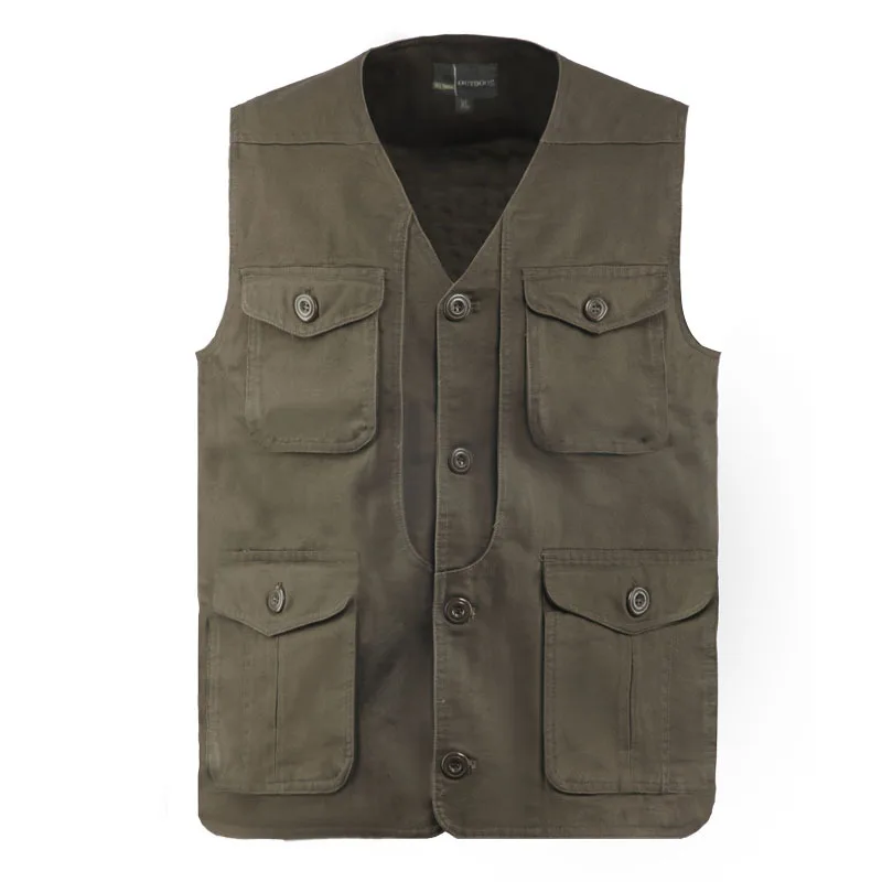 Summer Breathable Mesh Men Vest Multi-Pockets Tactical Vests Outdoor Fishing Hunting Hiking Vest Photography Sleeveless Jacket