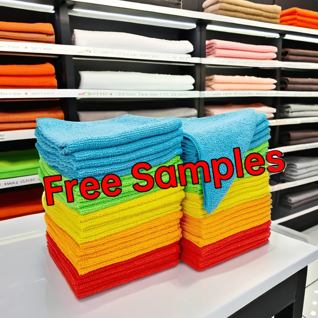 High Quality Super Absorbent Microfiber Cleaning Towel Soft Sports Pattern Car Wash Cloth for Auto Detailing and Car Drying