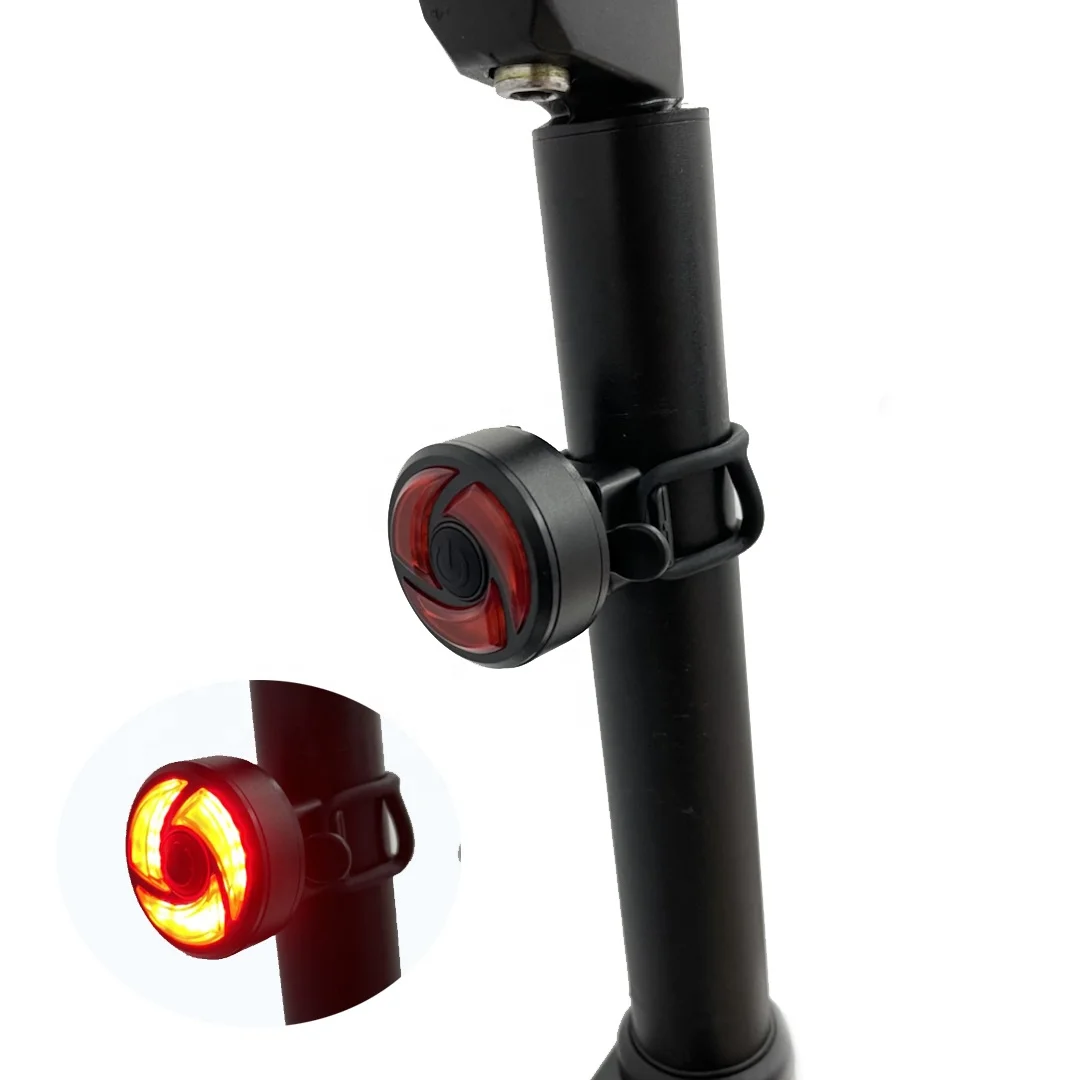 REYGEAK Outdoor Mountain Bicycle USB Charging Light Rear Bike Lights Cycling Taillight Safety Tail Lamp