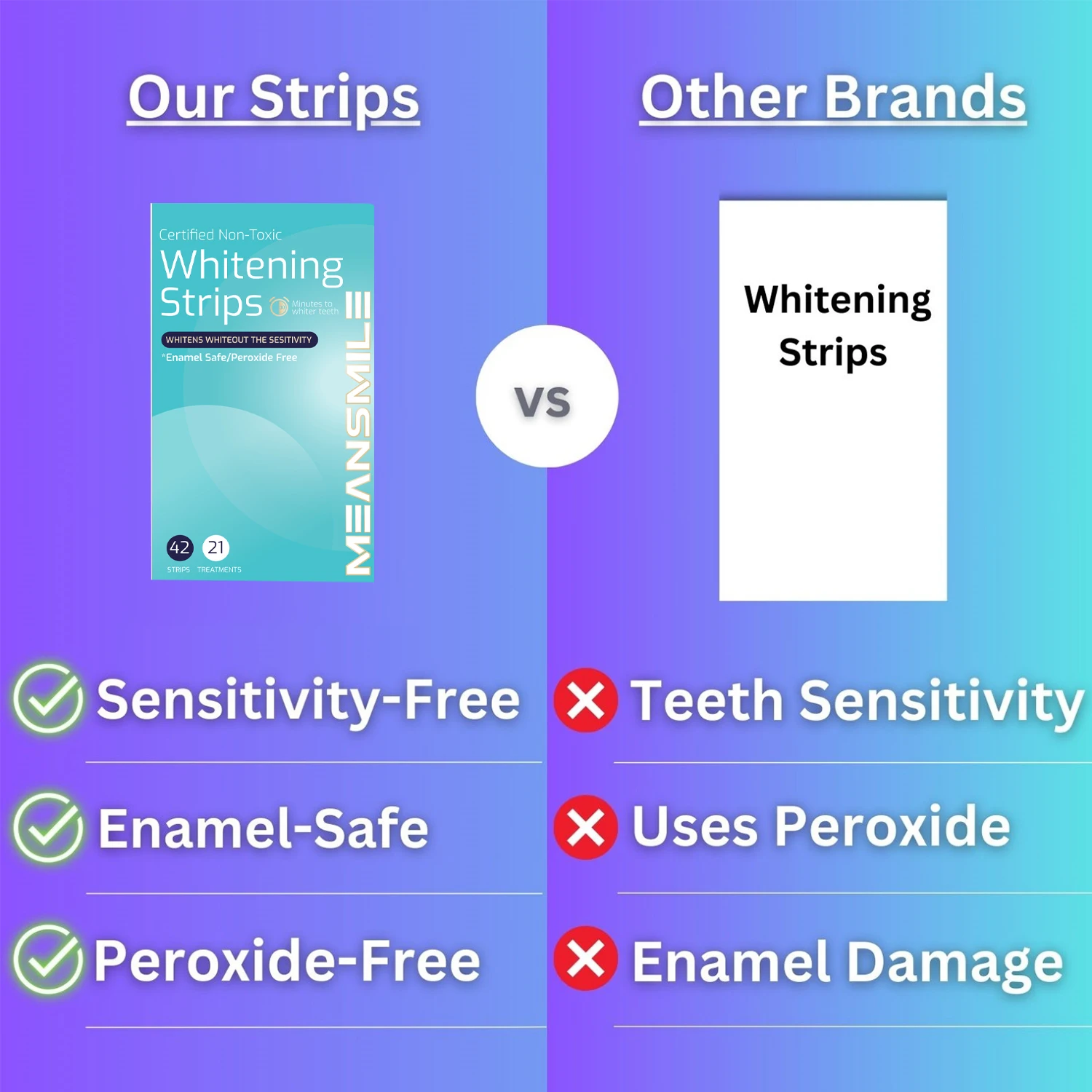 TEETH WHITENING STRIPS