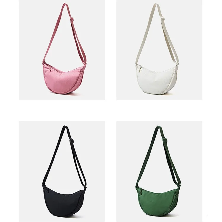 Wholesale sport bag nylon dumplings crossbody waist bags fashion and versatile lightweight shoulder unisex Fanny bag