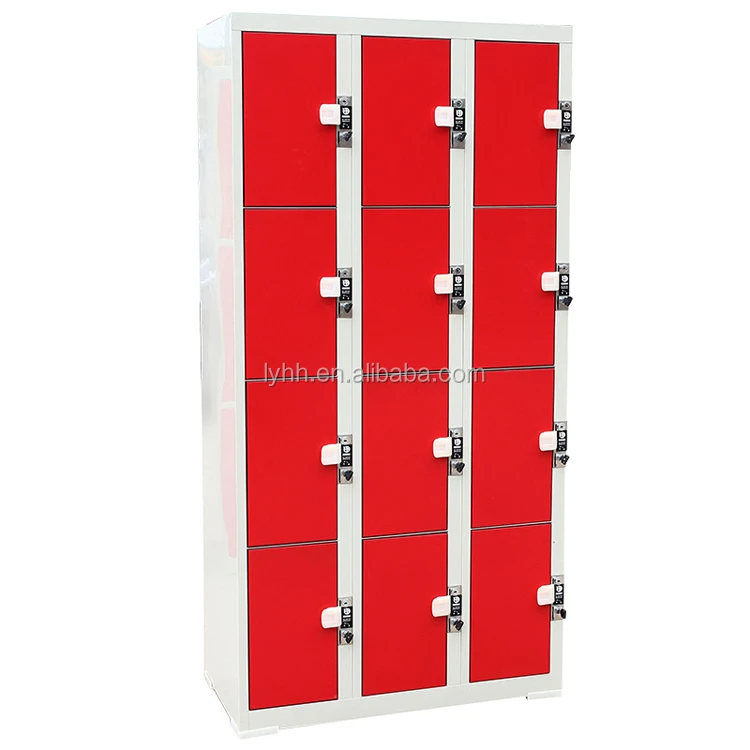 15 Door Paid Service Steel Coint Operated Lockers