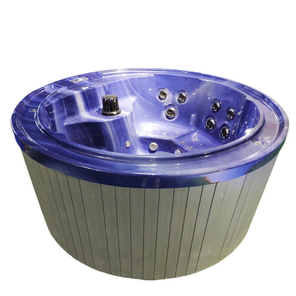Classic acrylic 6 persons round whirlpool spa piscine outdoor BG-8811