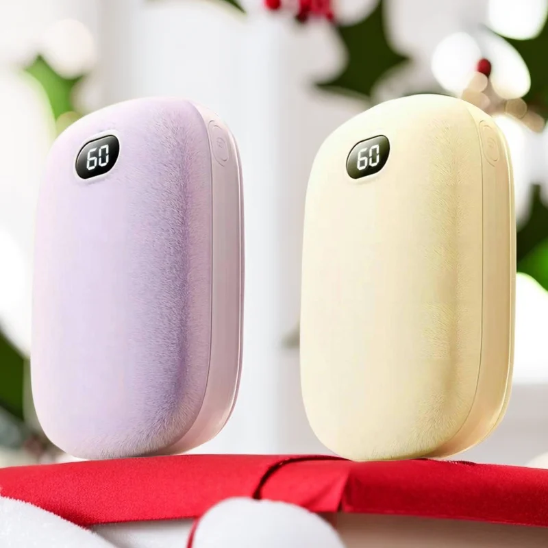 Electronic Hand Warmer Mini Heaters USB Hand Warmers Portable Hand Warmers Power Bank Rechargeable