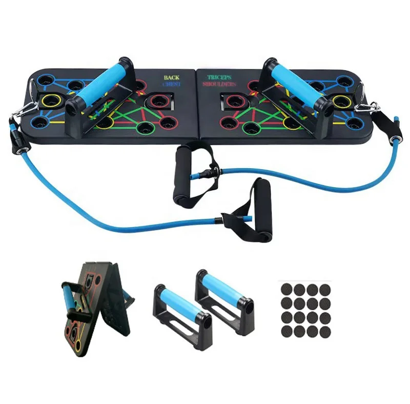 12 in 1 Foldable Push up Muscle Board System Pushup Stands Fitness Muscle Board Gym Training Exercise