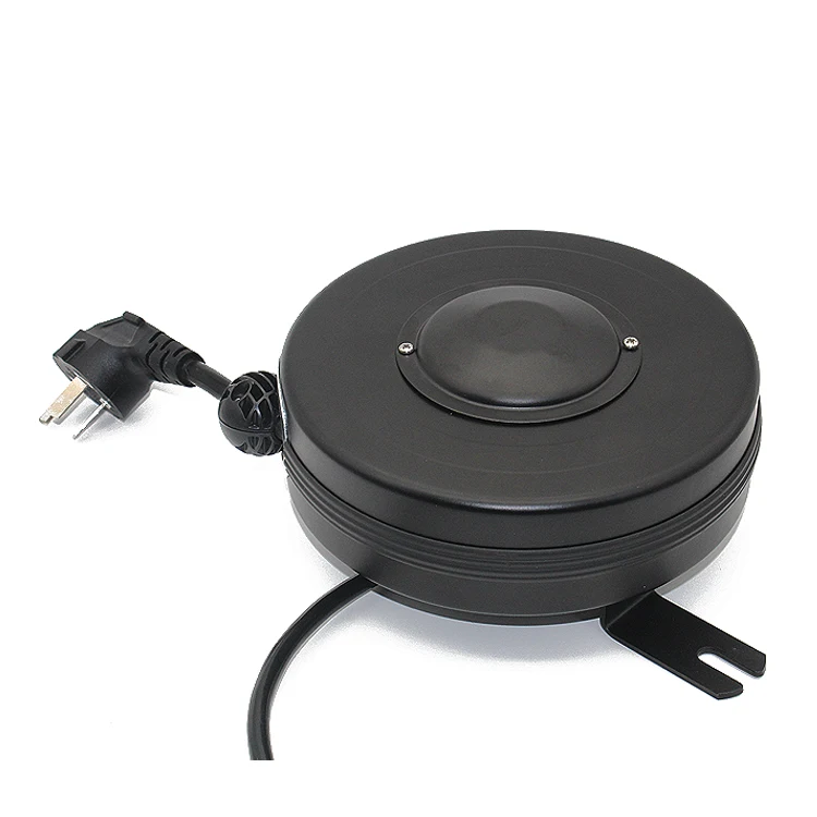 Industrial Grade Steel Auto-Retractable Extension Cord Reel 1-5Meters