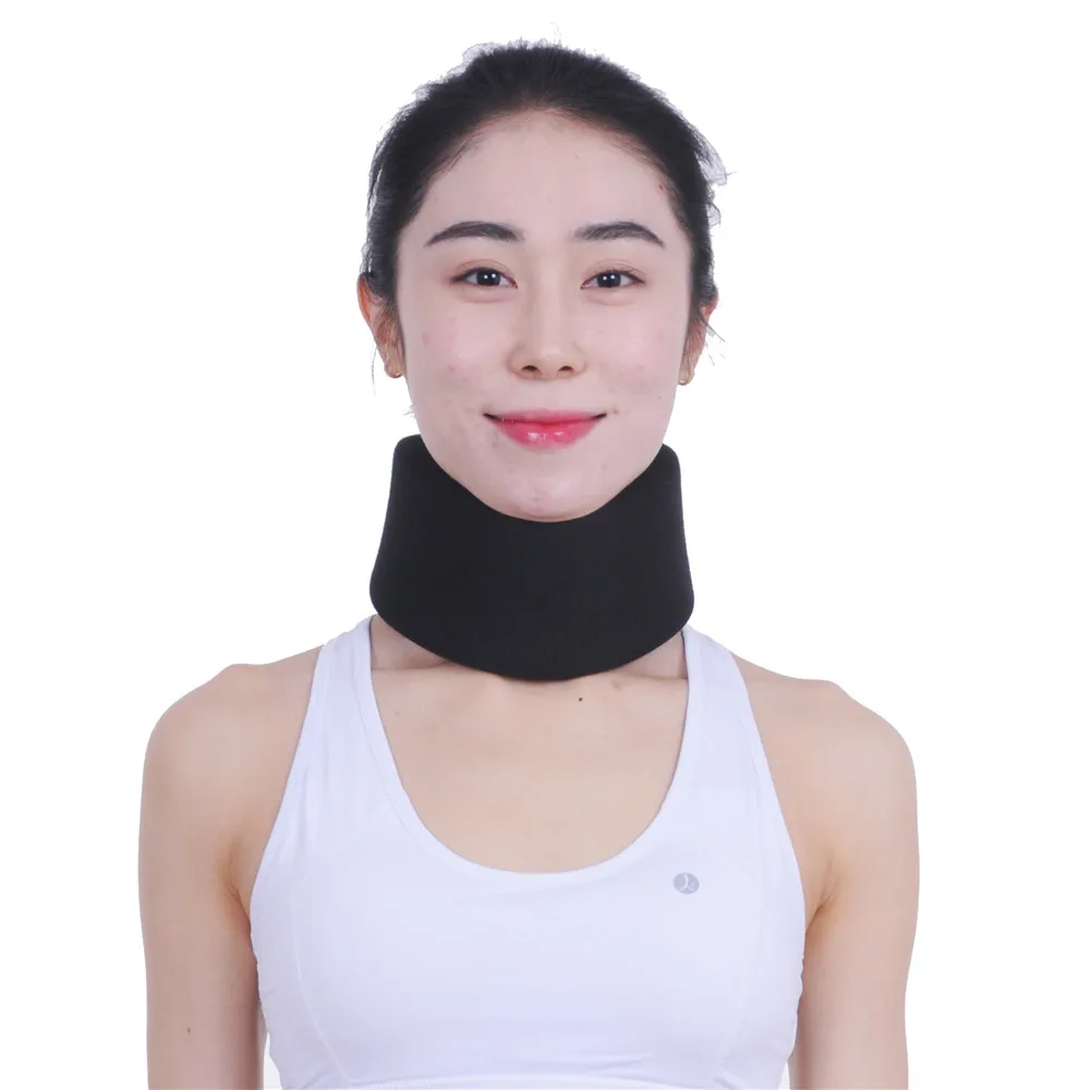 Custom Soft Foam Neck Brace Universal Cervical Collar Adjustable Neck Support Brace for Sleeping