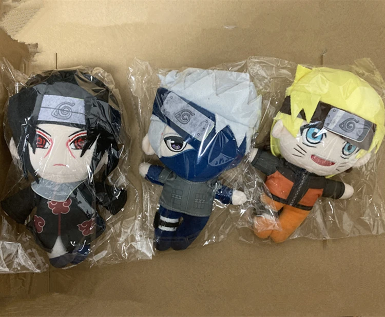 High quality Christmas toys Anime Cosplay toy Anime surrounding doll Hatake Kakashi Uchiha Sasuke Doll for Narutoo