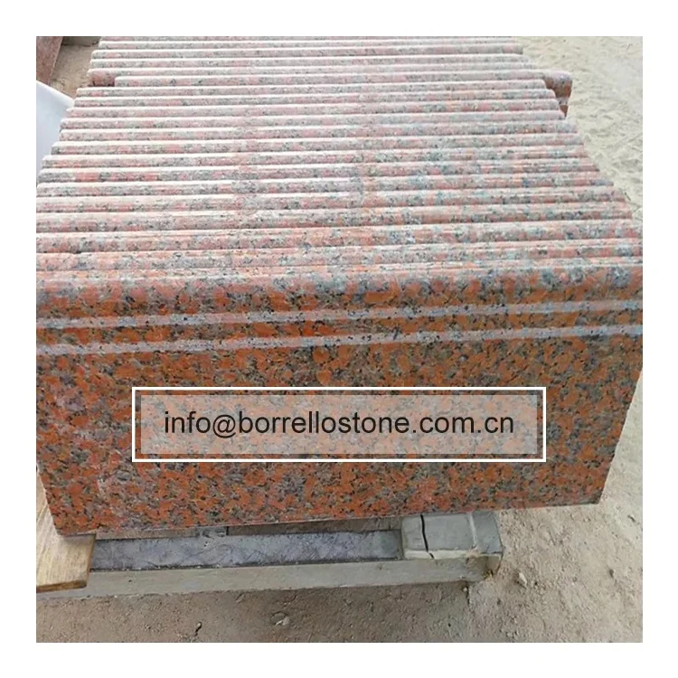 Wholesale price natural maple red granite for outdoor paving