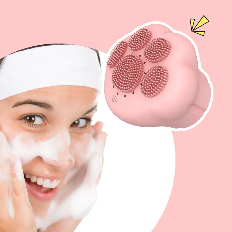 Silicone Cleansing Brush Pore Cleaner Foam Exfoliating Soft