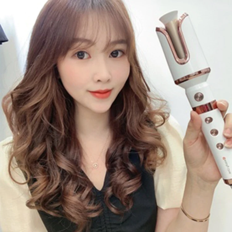 Professional Hair Styling Tool Infrared Fast Heating Tourmaline Ceramic Plates Air Spin Curling Auto Rotating Hair Curler