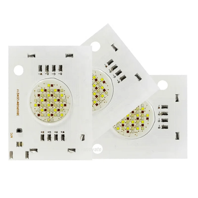 15 Вт 18 20 25 30 80 120 cob Rgbcct светодиодный в 24 В красный зеленый синий RGB теплый белый холодный высокомощный Чип rgbww