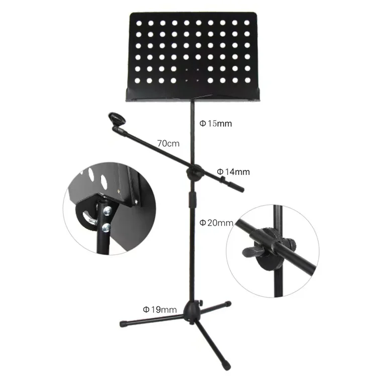 Musical Instruments Stand Microphone Stand Musical Sheet Stand (EM-005)